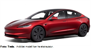 Model 3 Sett forfra
